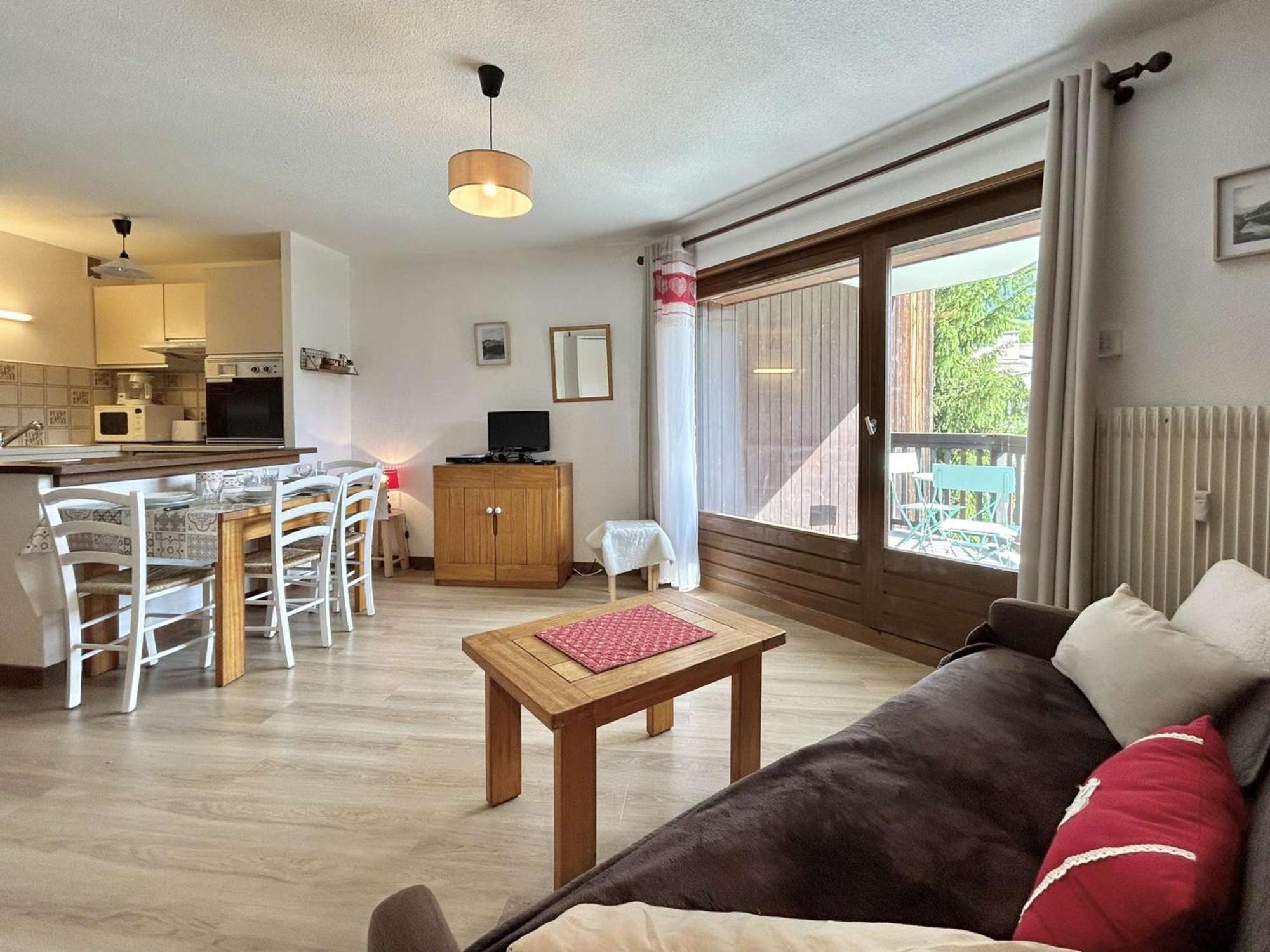Studio Avec Piscine Chauffee, Tennis & Balcon - 4 Couchages A Megeve - Fr-1-597-14 Dış mekan fotoğraf
